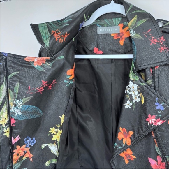 EUC Bagatelle Floral Moto Jacket - Picture 7 of 12